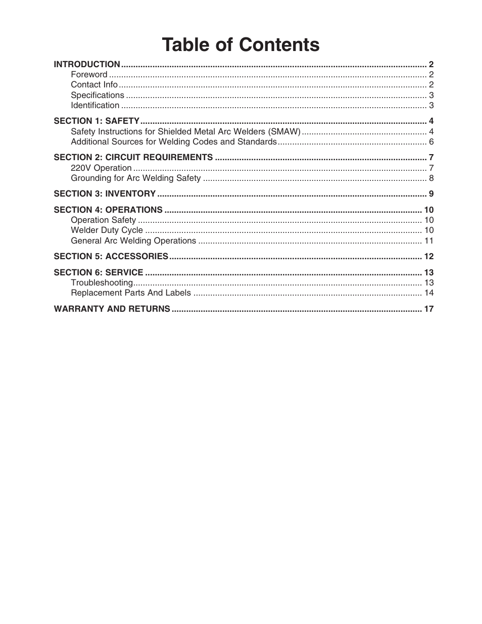 Grizzly 230V User Manual | Page 3 / 20