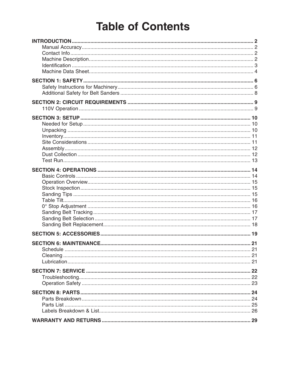 Grizzly H3140 User Manual | Page 3 / 32