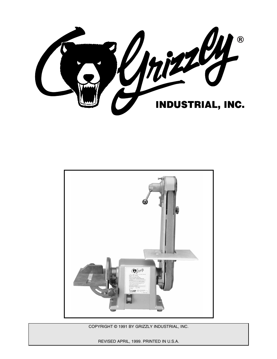 Grizzly G3105 User Manual | 26 pages