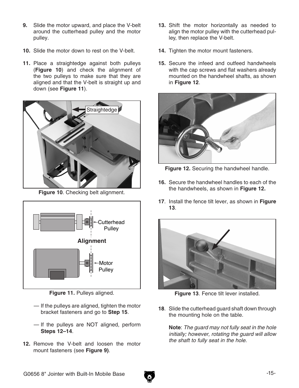 Grizzly G0656 User Manual | Page 17 / 52