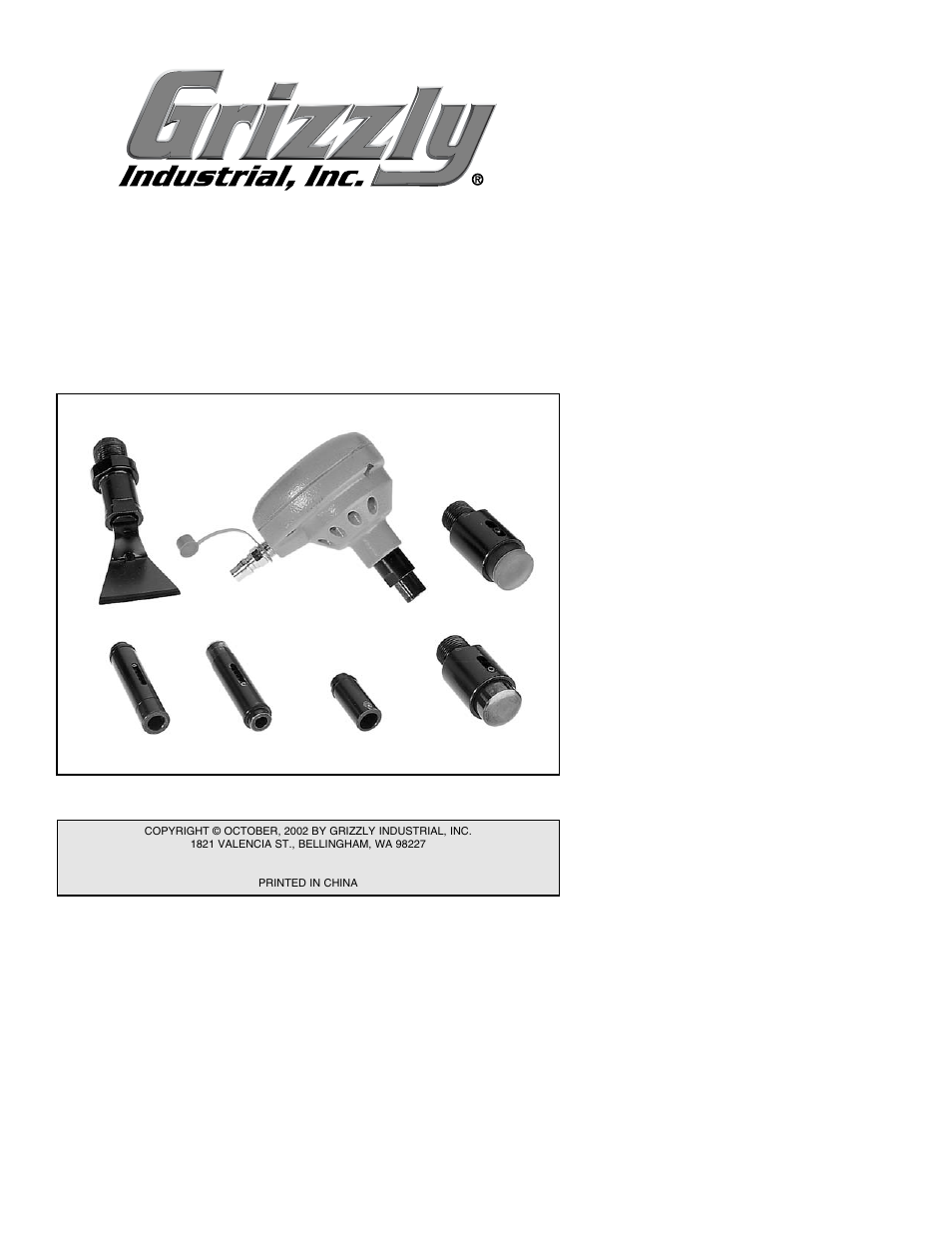 Grizzly Model H3142 User Manual | 16 pages