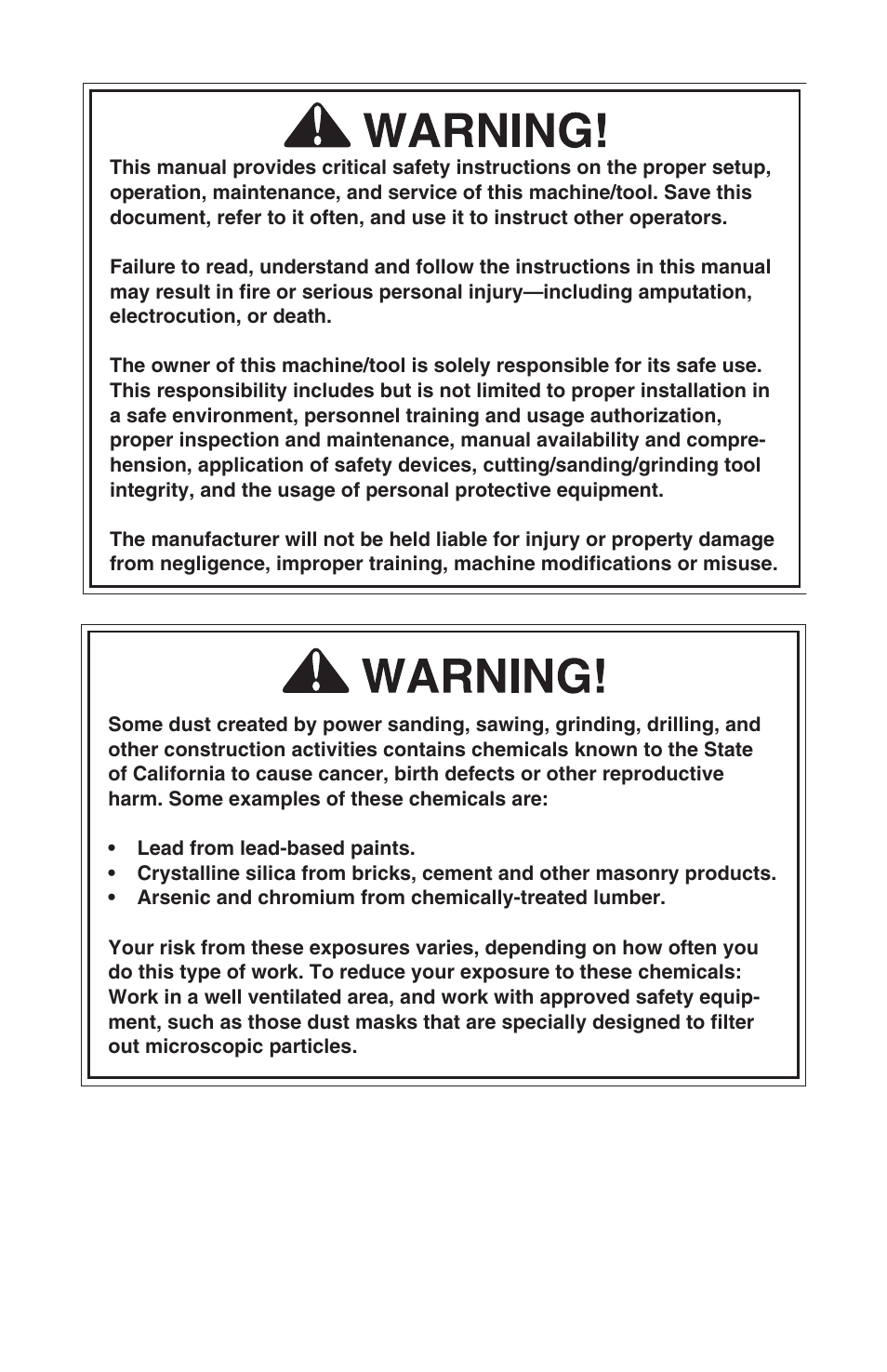 Grizzly 4" User Manual | Page 2 / 24