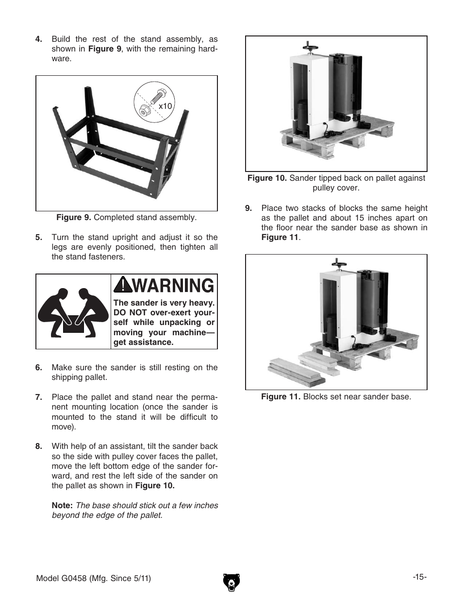 Grizzly G0458 User Manual | Page 17 / 48