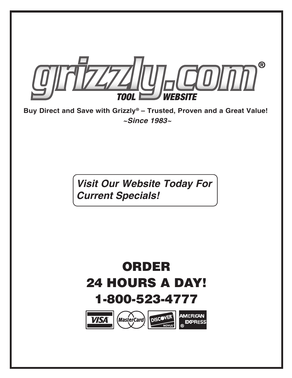 Grizzly G0458 User Manual | Page 48 / 48