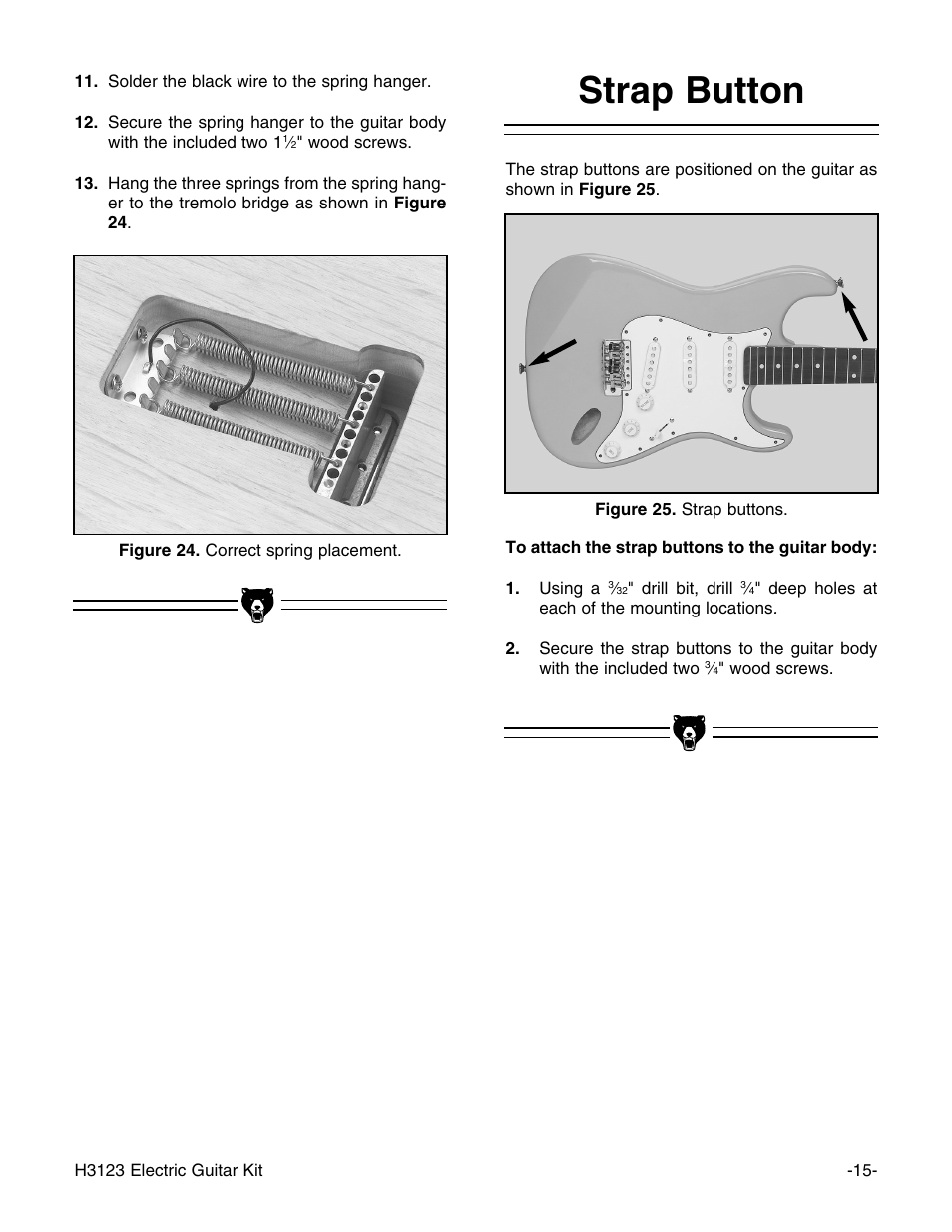 Strap button | Grizzly H3123 User Manual | Page 17 / 32