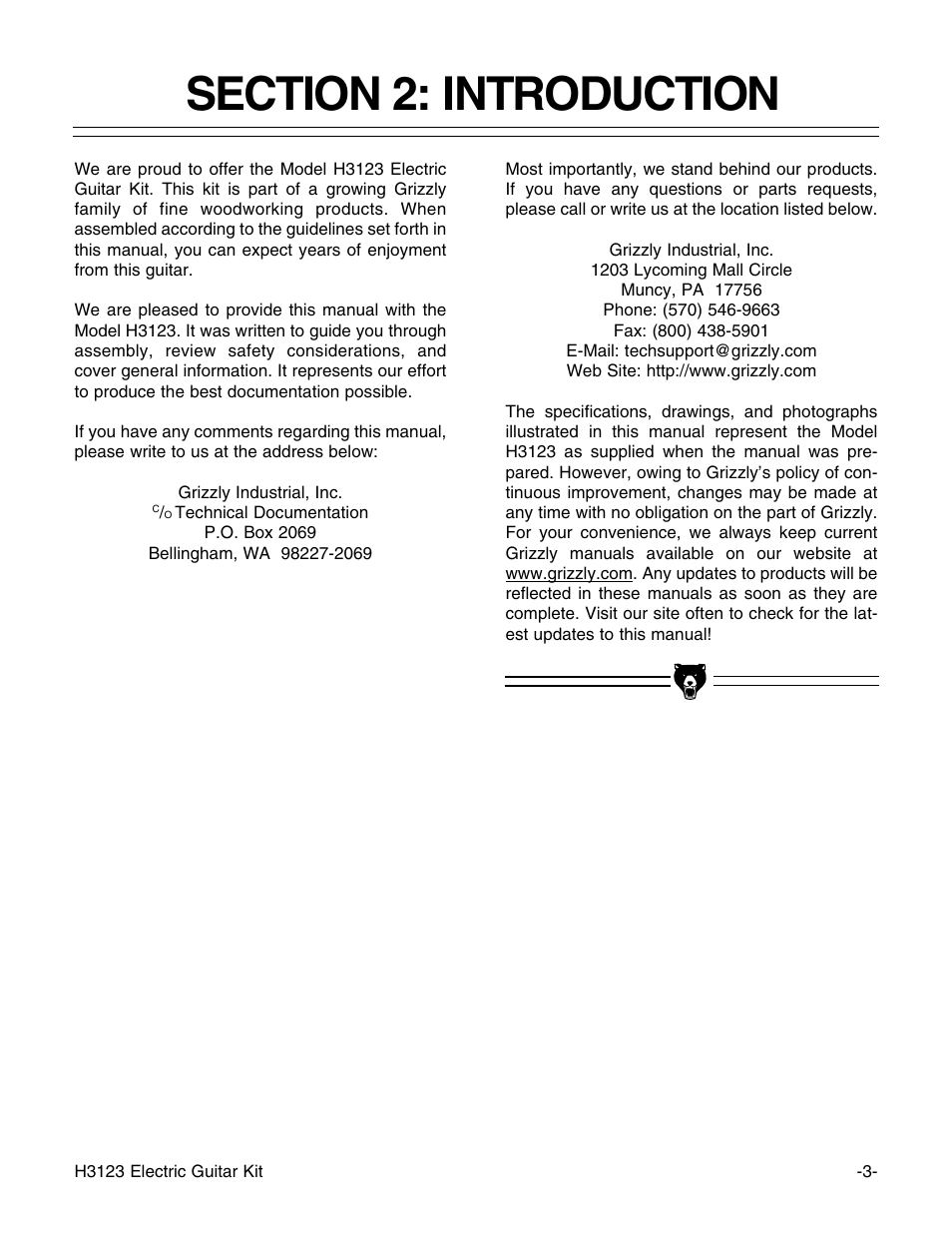 Grizzly H3123 User Manual | Page 5 / 32