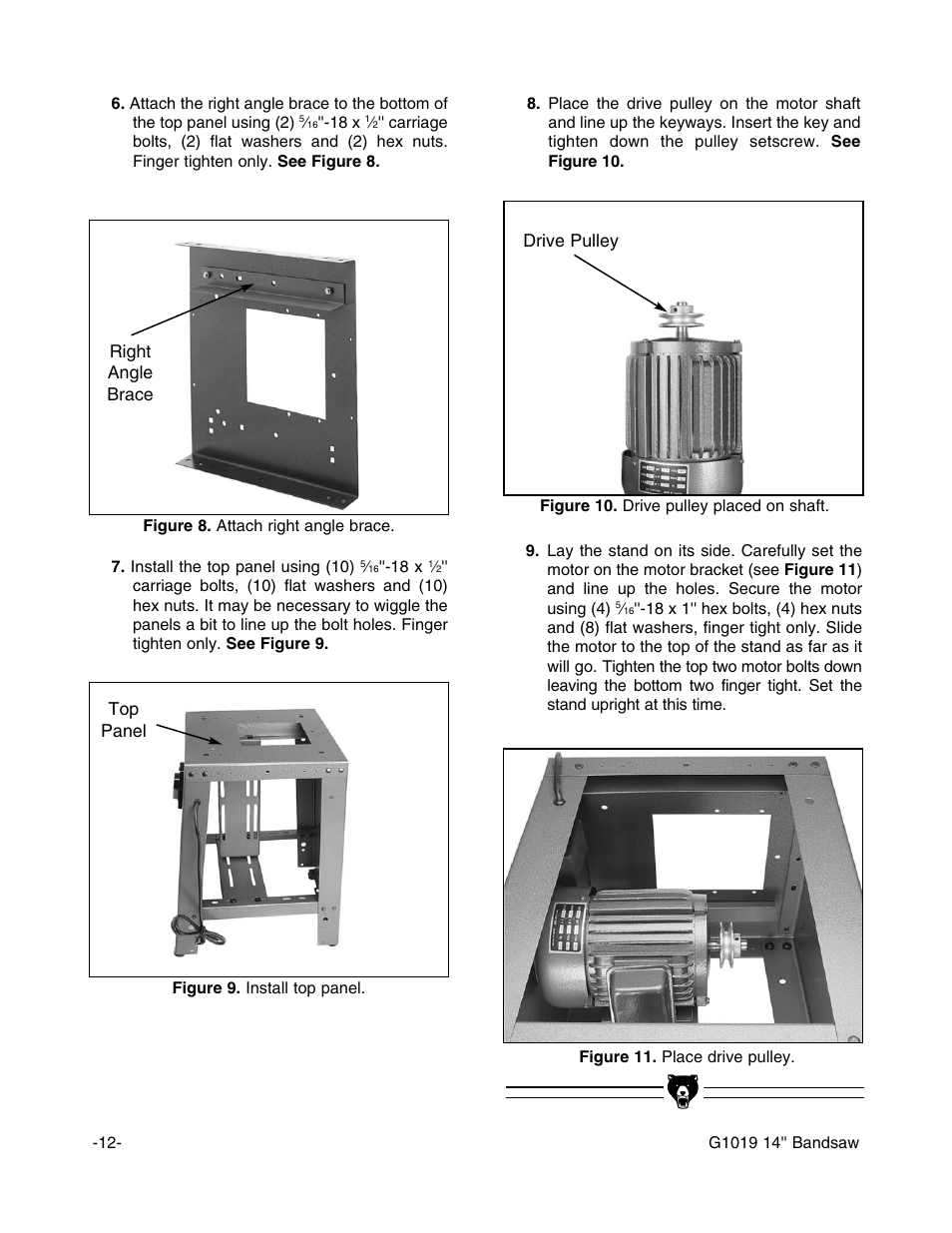 Grizzly G1019 User Manual | Page 14 / 48