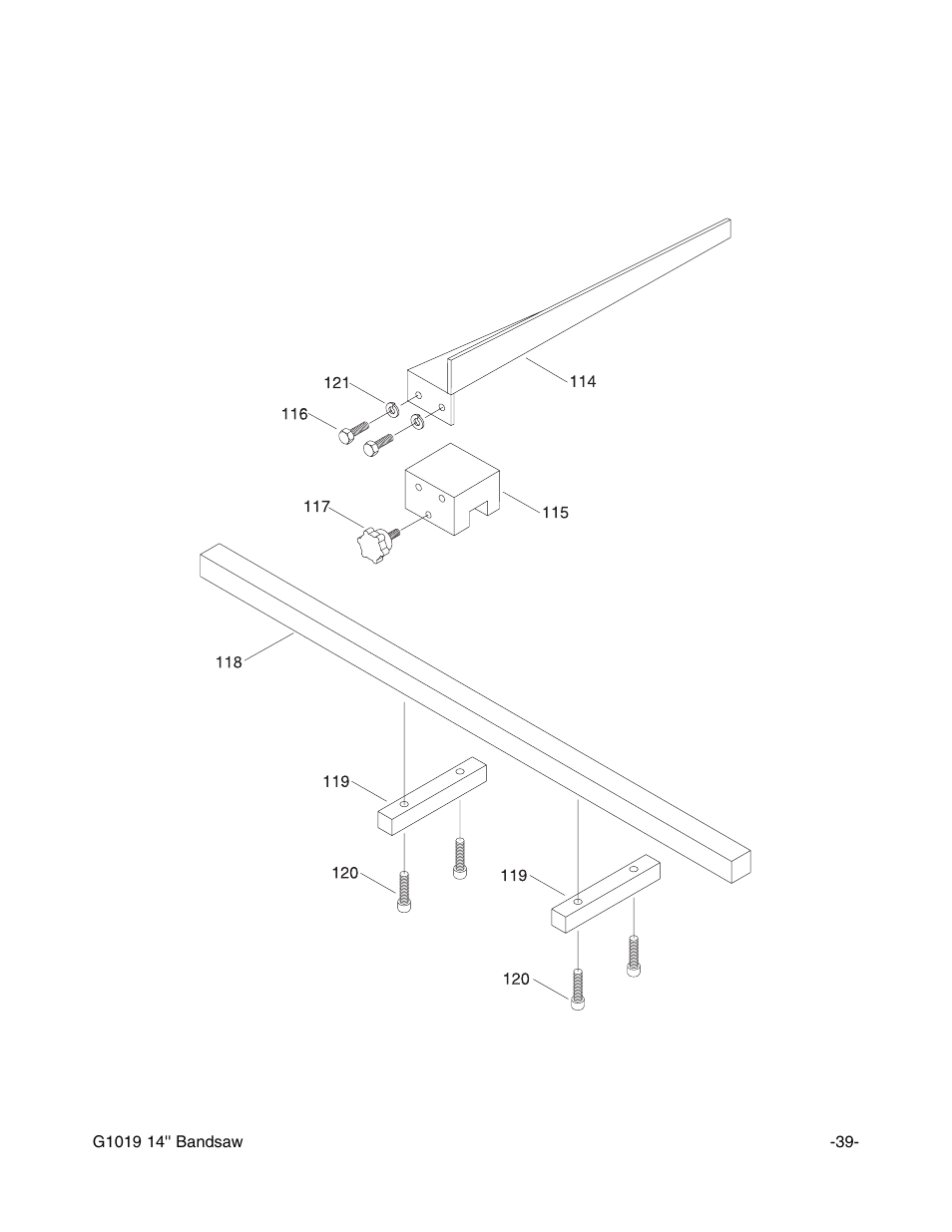 Grizzly G1019 User Manual | Page 41 / 48