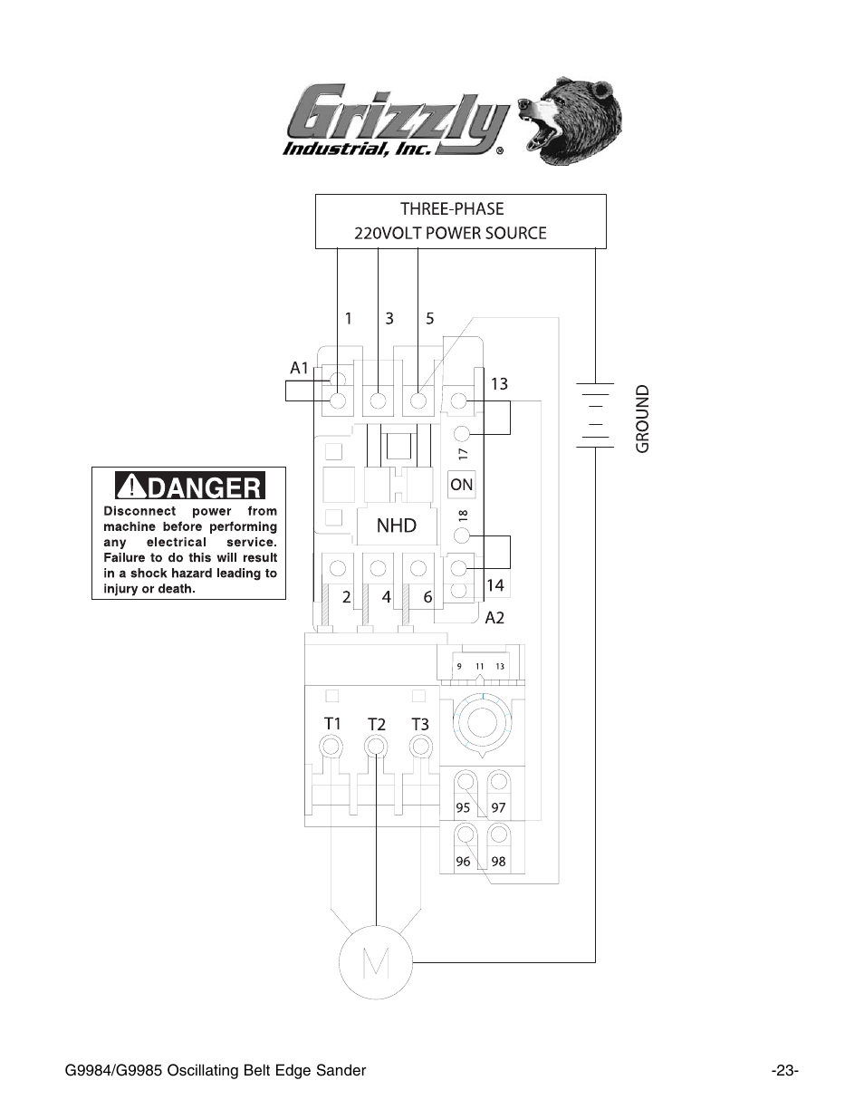 Grizzly G9985 User Manual | Page 25 / 44