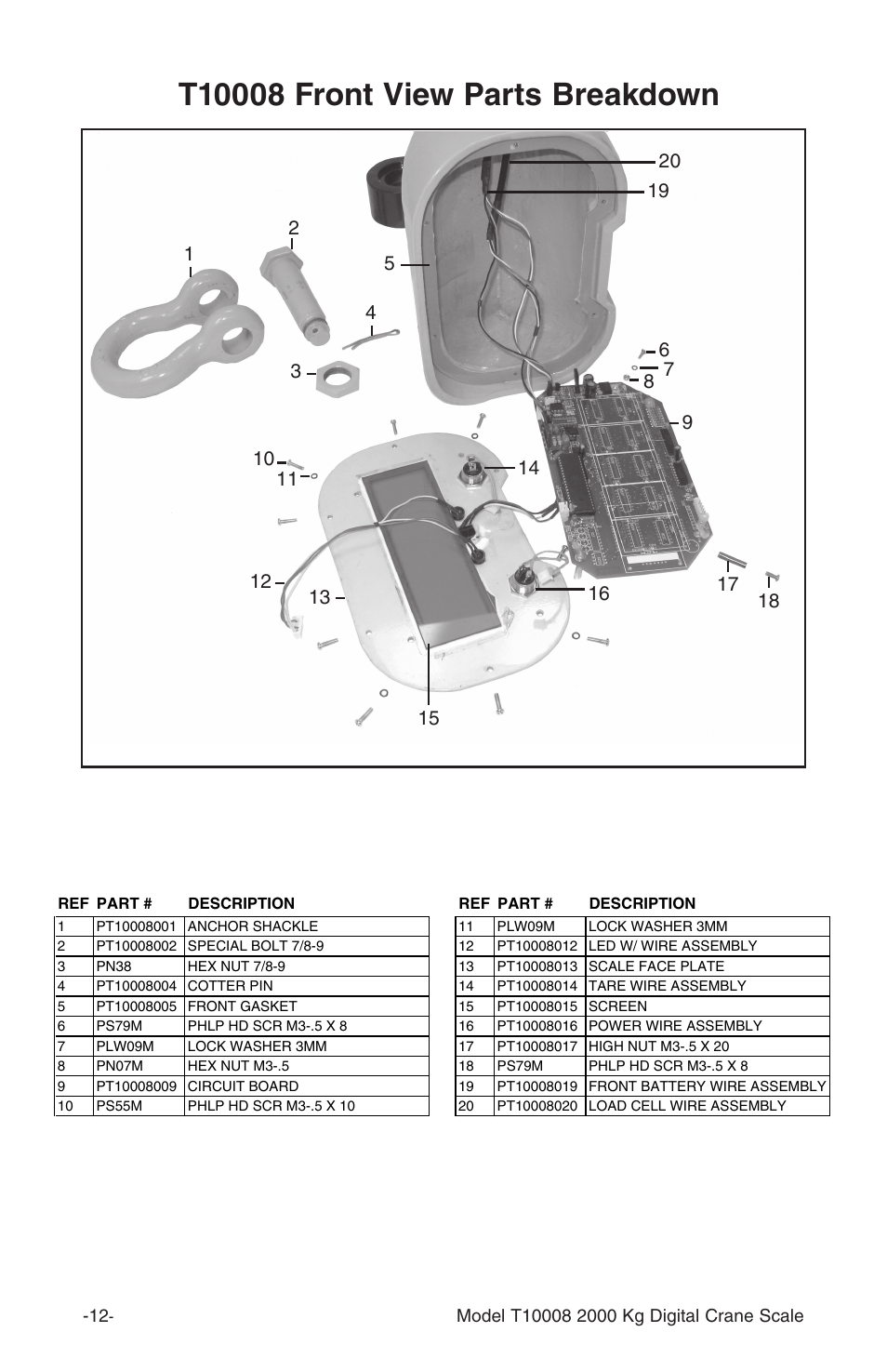 Grizzly T10008 User Manual | Page 13 / 16