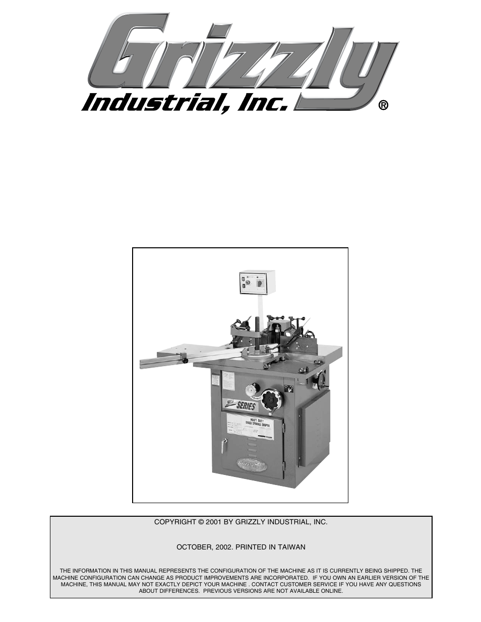 Grizzly G8622 User Manual | 48 pages