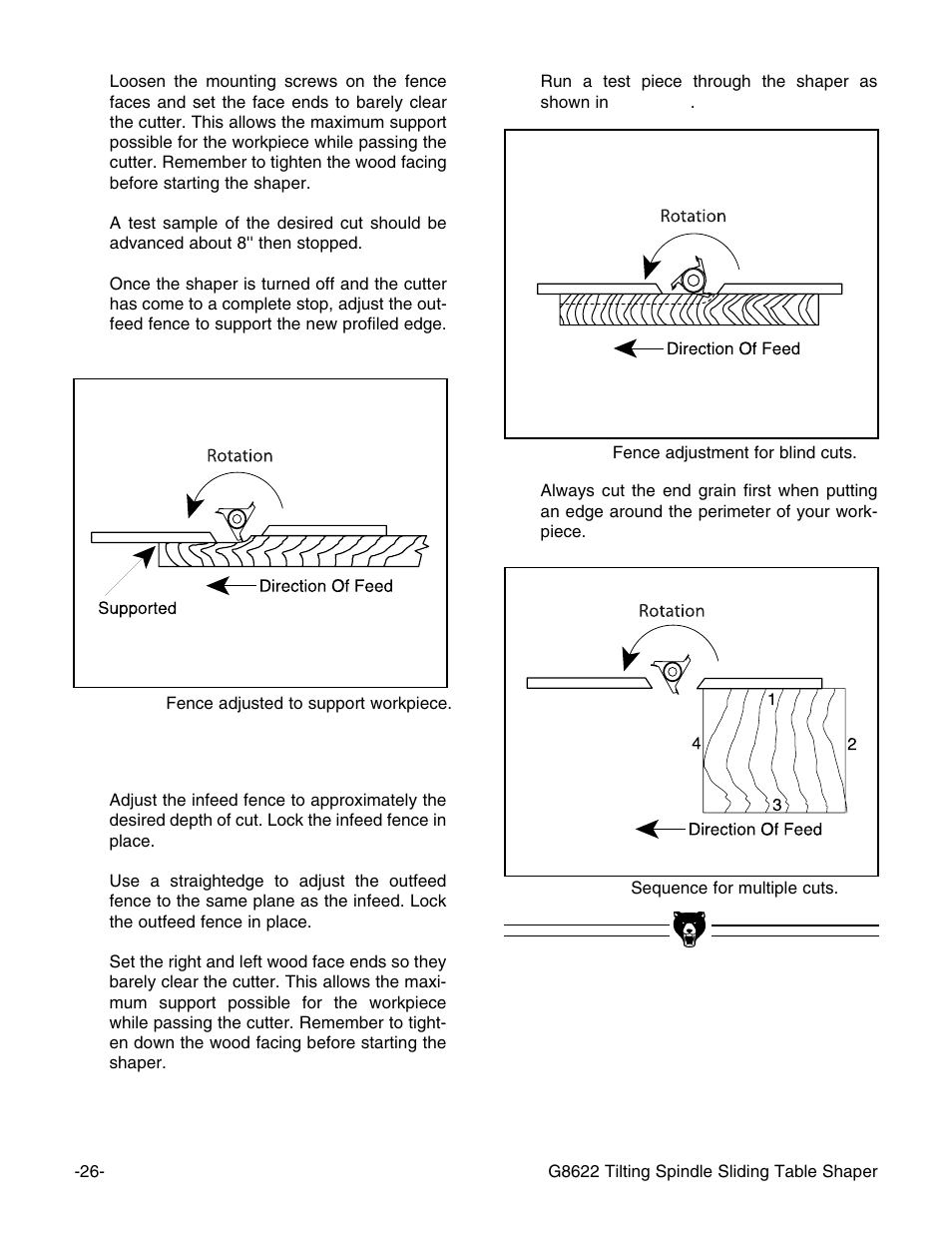 Grizzly G8622 User Manual | Page 28 / 48