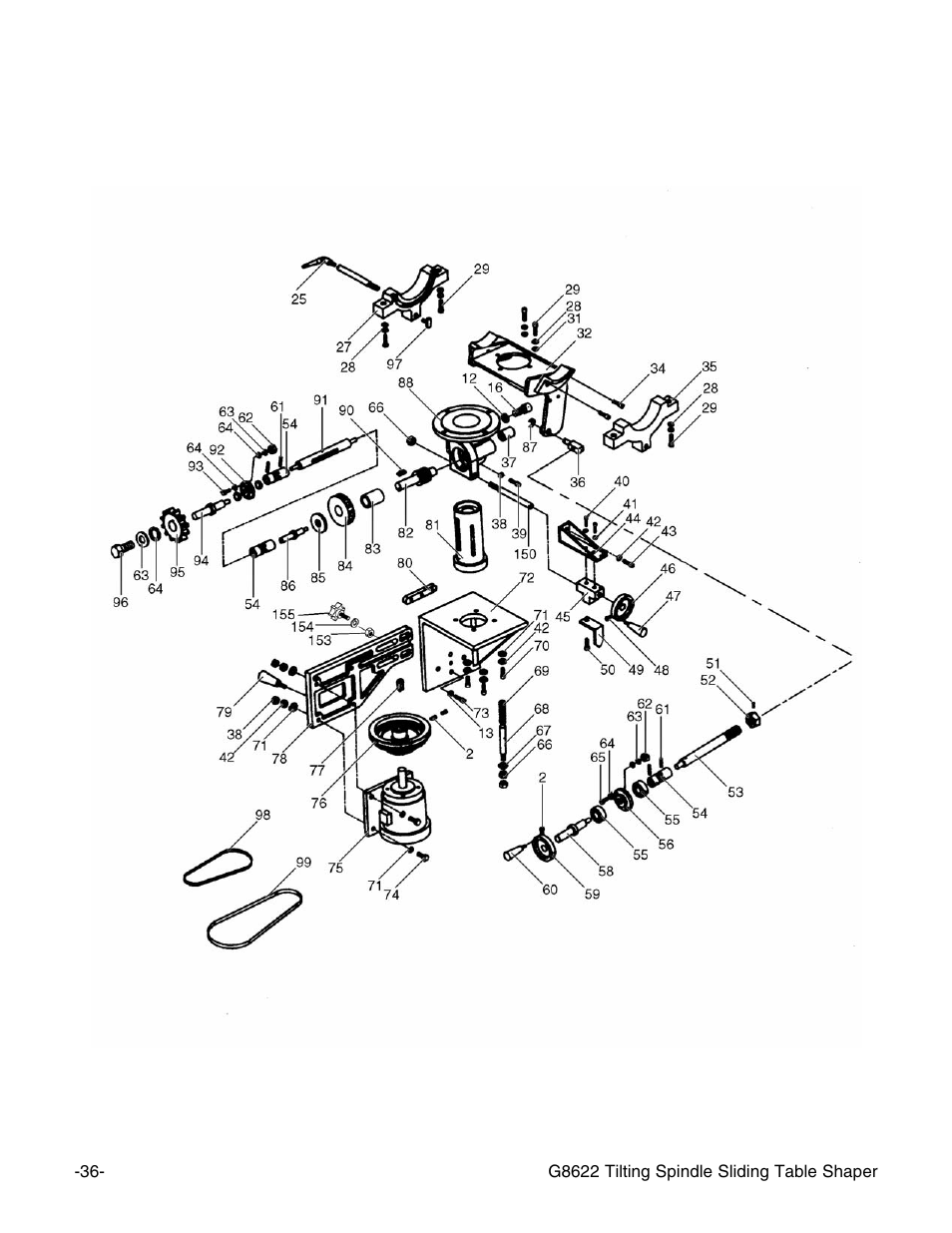 Grizzly G8622 User Manual | Page 38 / 48