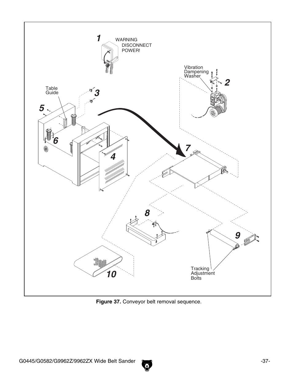 Grizzly G0445 User Manual | Page 39 / 80