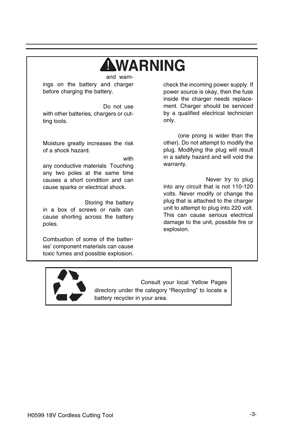 Additional safety | Grizzly H0599 User Manual | Page 5 / 14