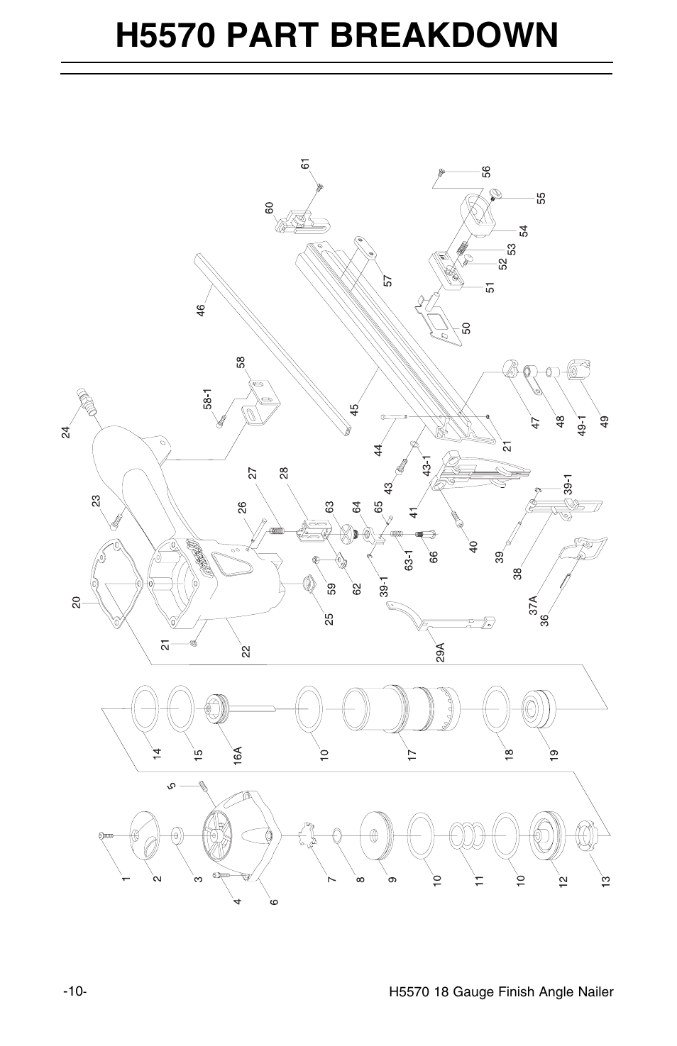 H5570 part breakdown | Grizzly H5570 User Manual | Page 11 / 16