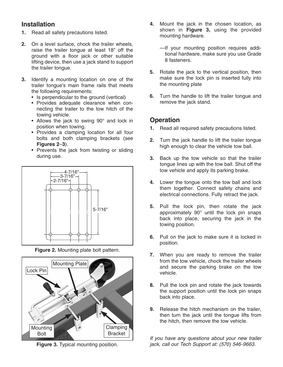 Operation, Installation | Grizzly T23121 User Manual | Page 2 / 2