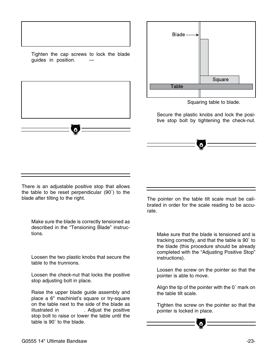 Notice | Grizzly G0555 User Manual | Page 25 / 55