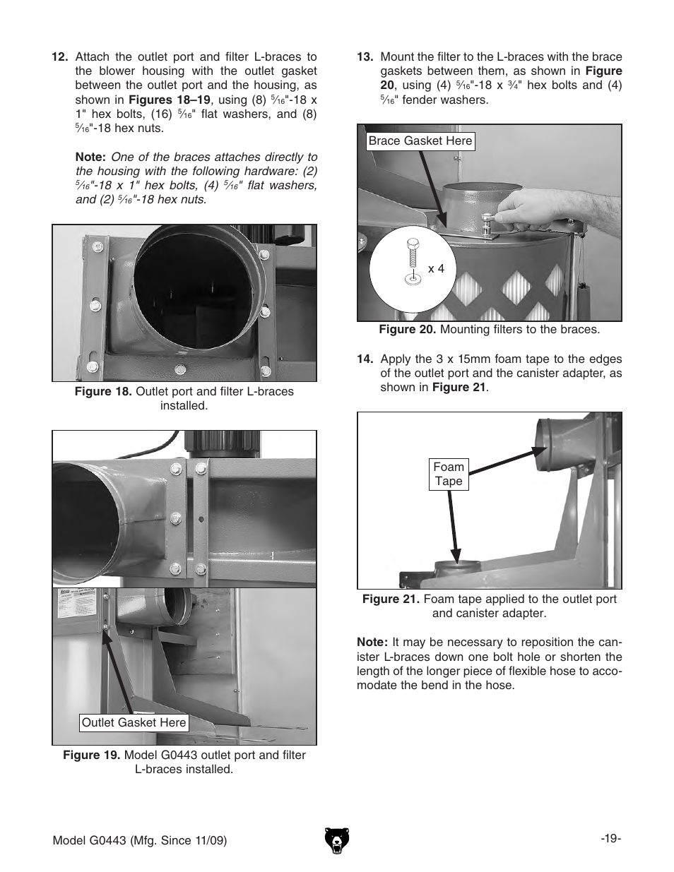 Grizzly G0440 User Manual | Page 21 / 52