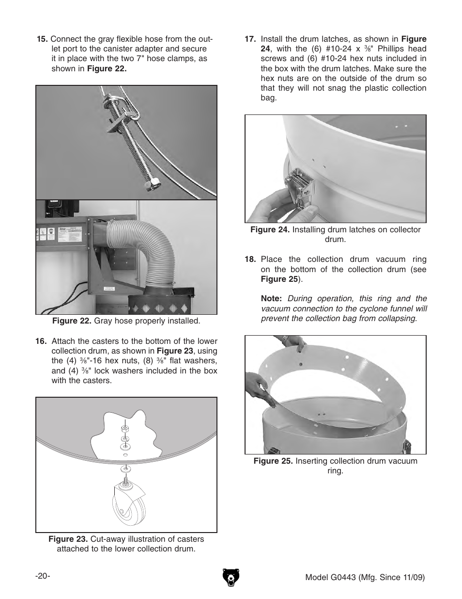 Grizzly G0440 User Manual | Page 22 / 52