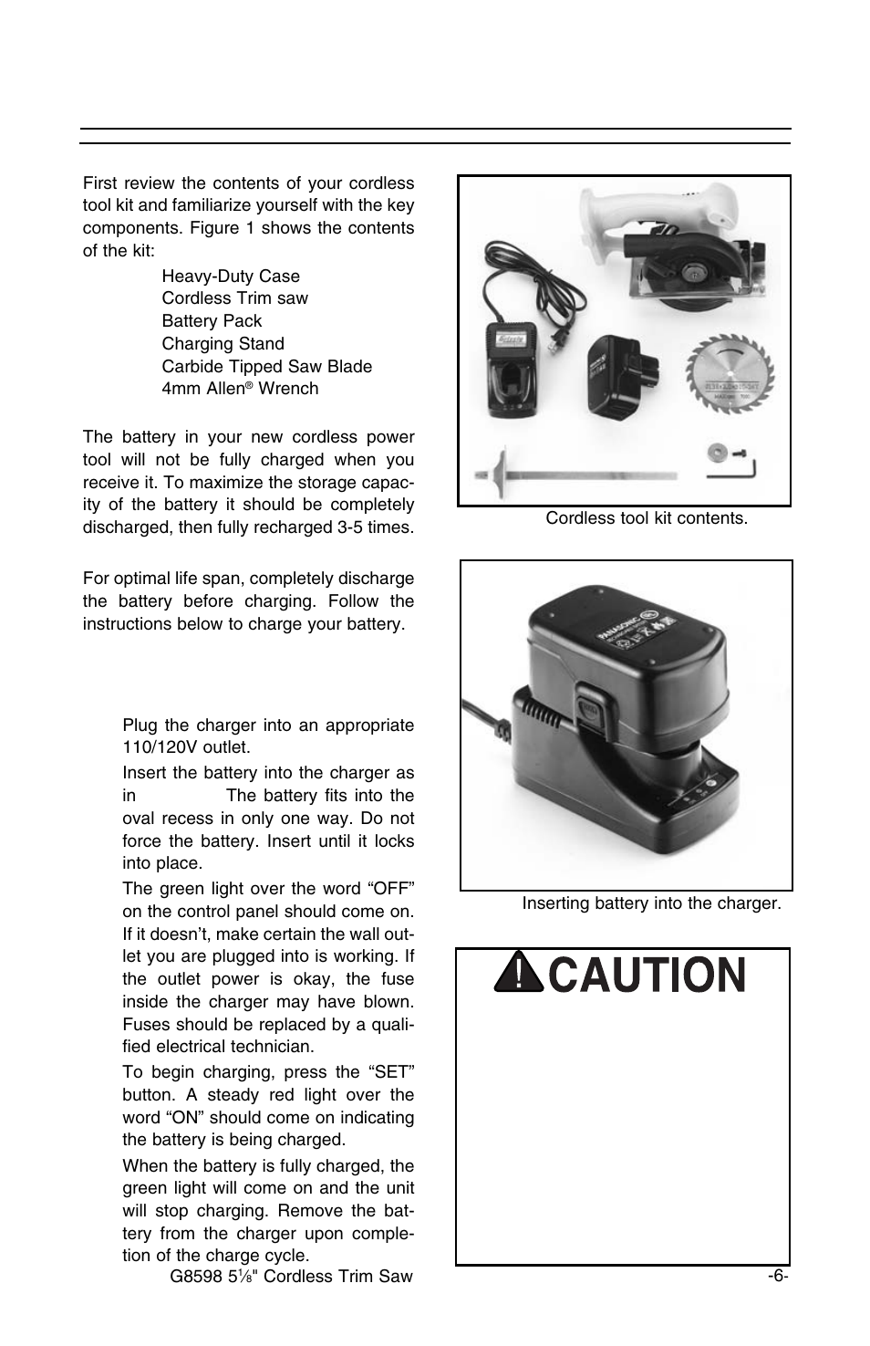 Before you start | Grizzly G8598 User Manual | Page 6 / 17