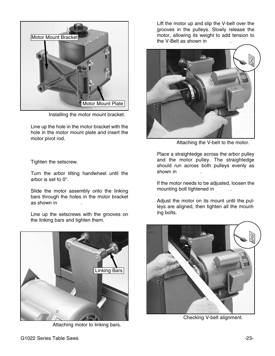 Grizzly G1022Z User Manual | Page 25 / 84