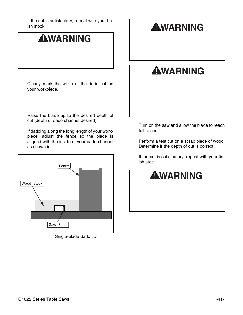 Grizzly G1022Z User Manual | Page 43 / 84