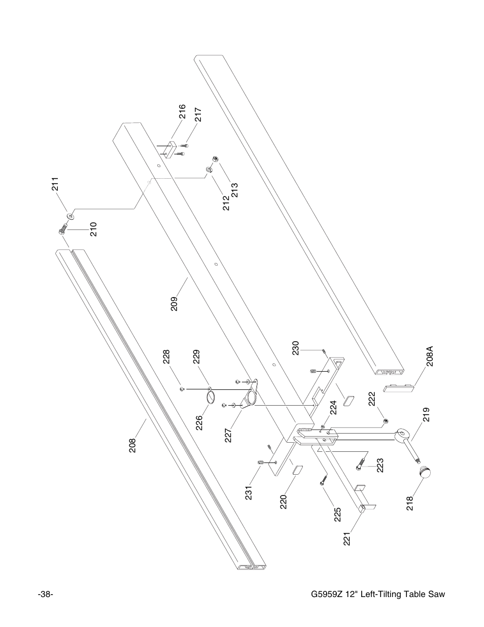 Grizzly G5959Z User Manual | Page 40 / 51