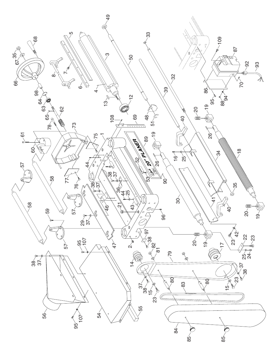 Grizzly G1033 User Manual | Page 31 / 42