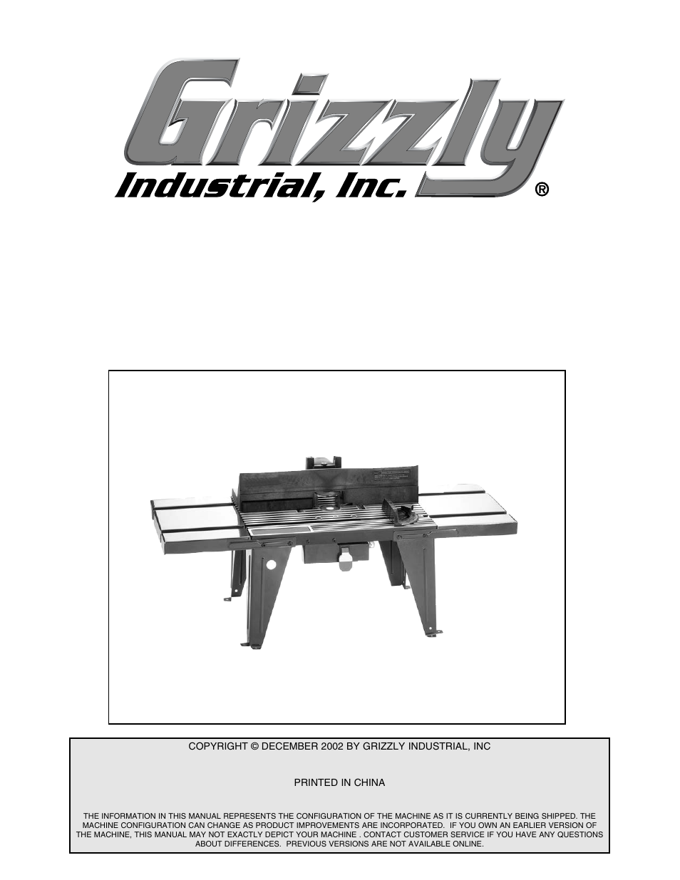 Grizzly H3114 User Manual | 28 pages