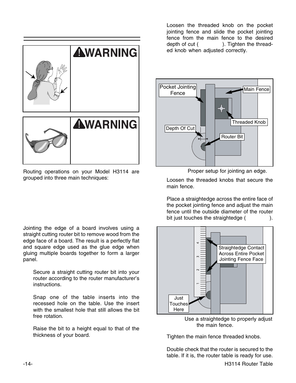 Operation | Grizzly H3114 User Manual | Page 16 / 28