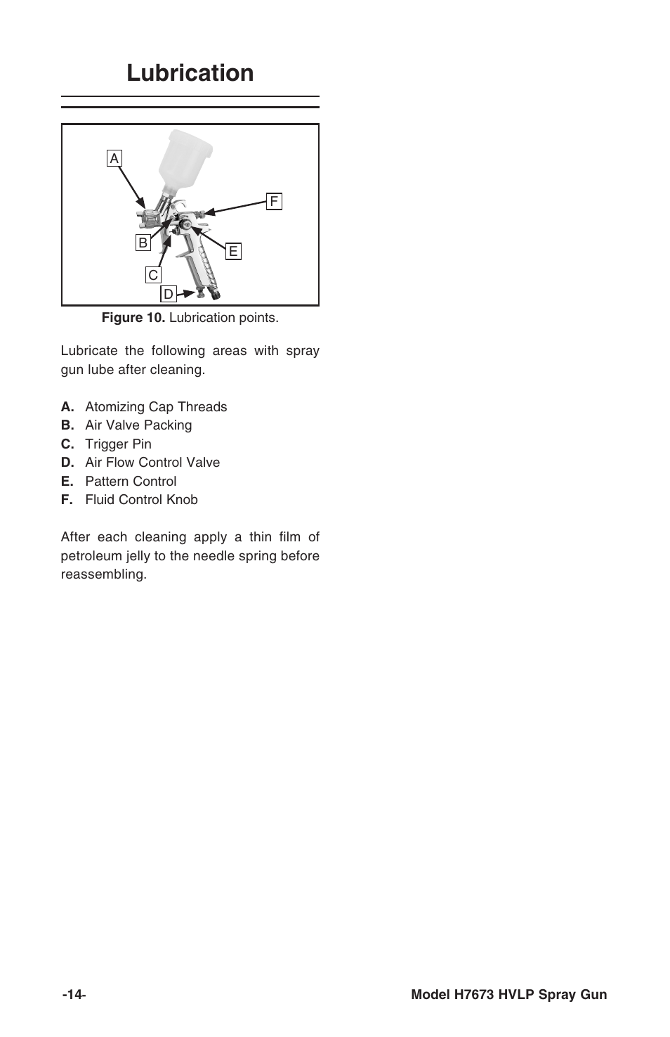 Lubrication | Grizzly H7673 User Manual | Page 14 / 20