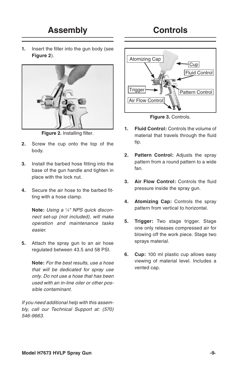 Controls assembly | Grizzly H7673 User Manual | Page 9 / 20