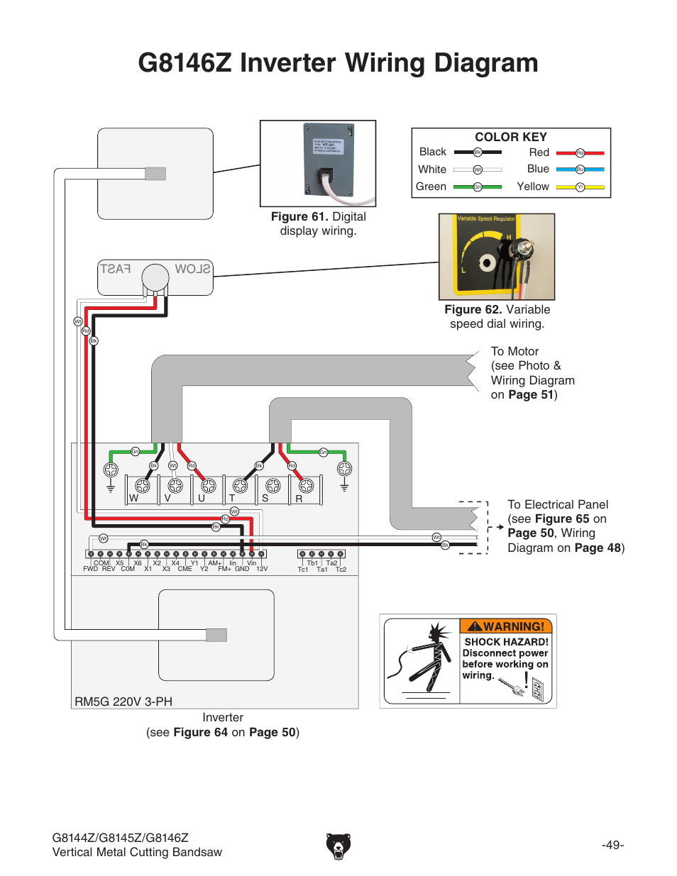 G8146z inverter wiring diagram | Grizzly G8146Z User Manual | Page 51 / 72