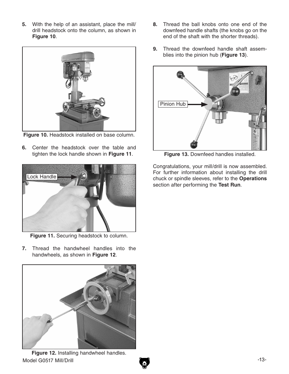 Grizzly G0517g User Manual | Page 15 / 40