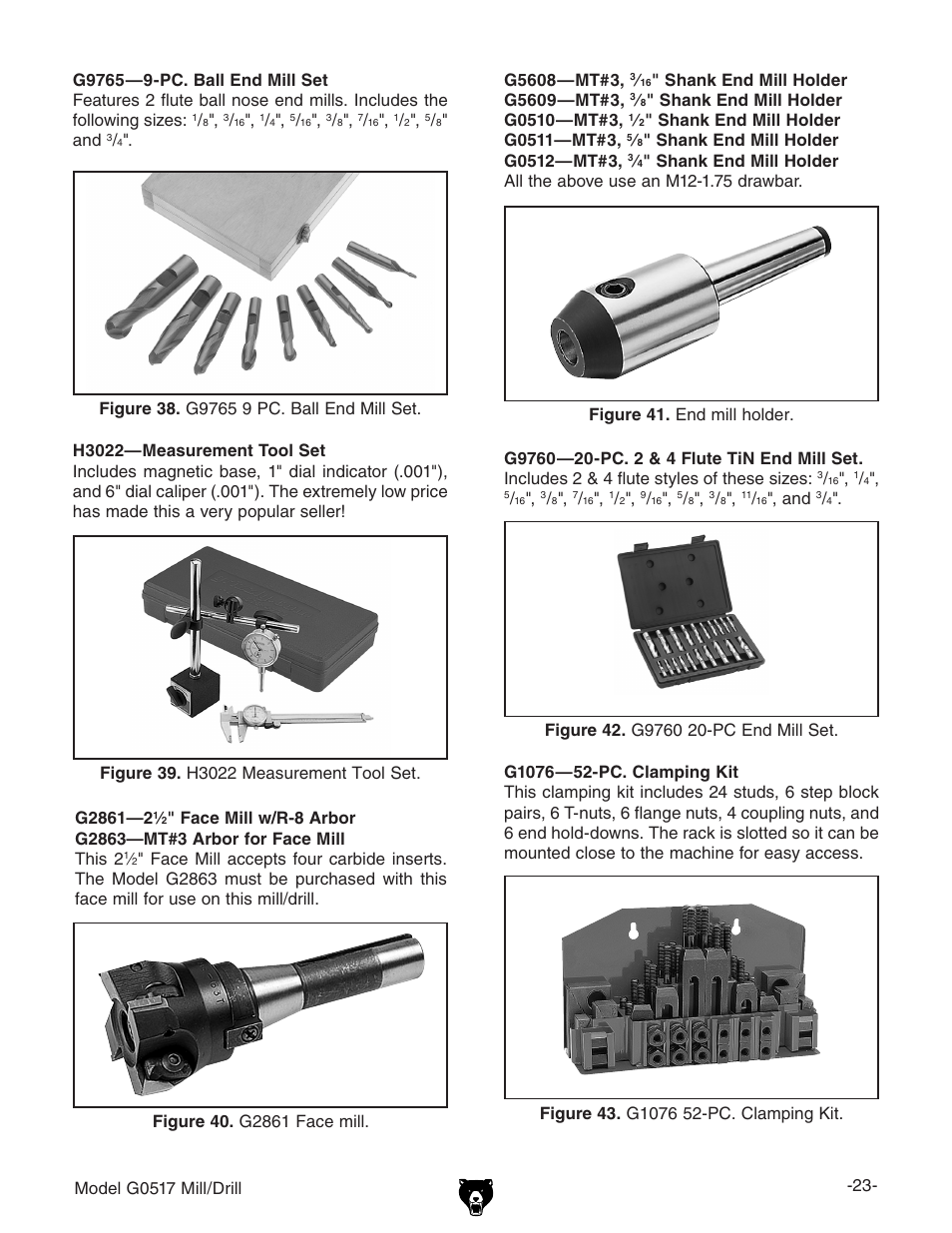 Grizzly G0517g User Manual | Page 25 / 40