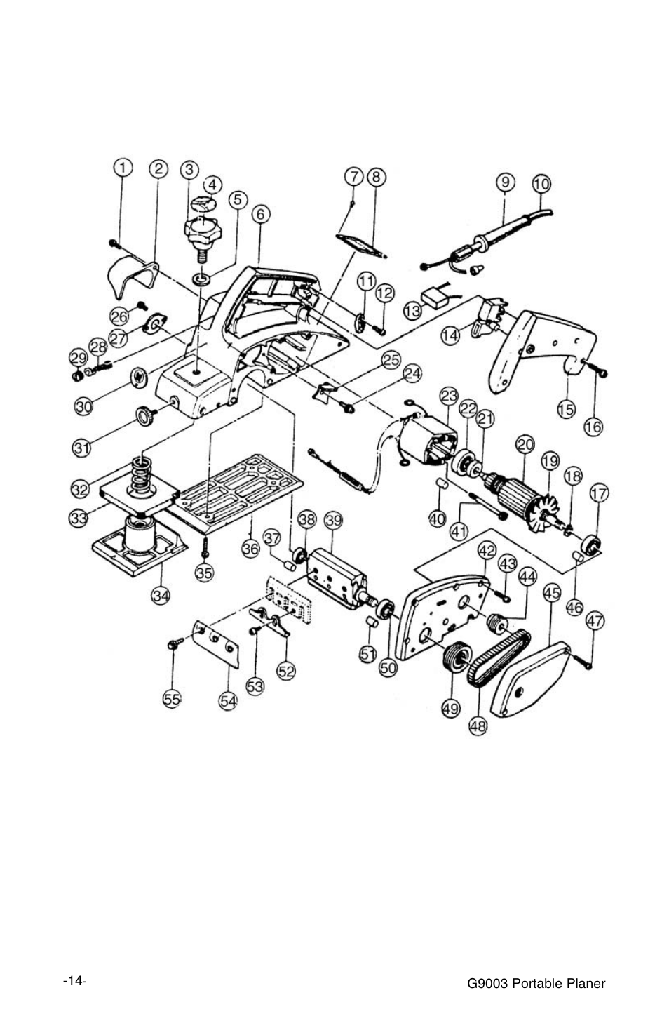 Grizzly G9003 User Manual | Page 14 / 20