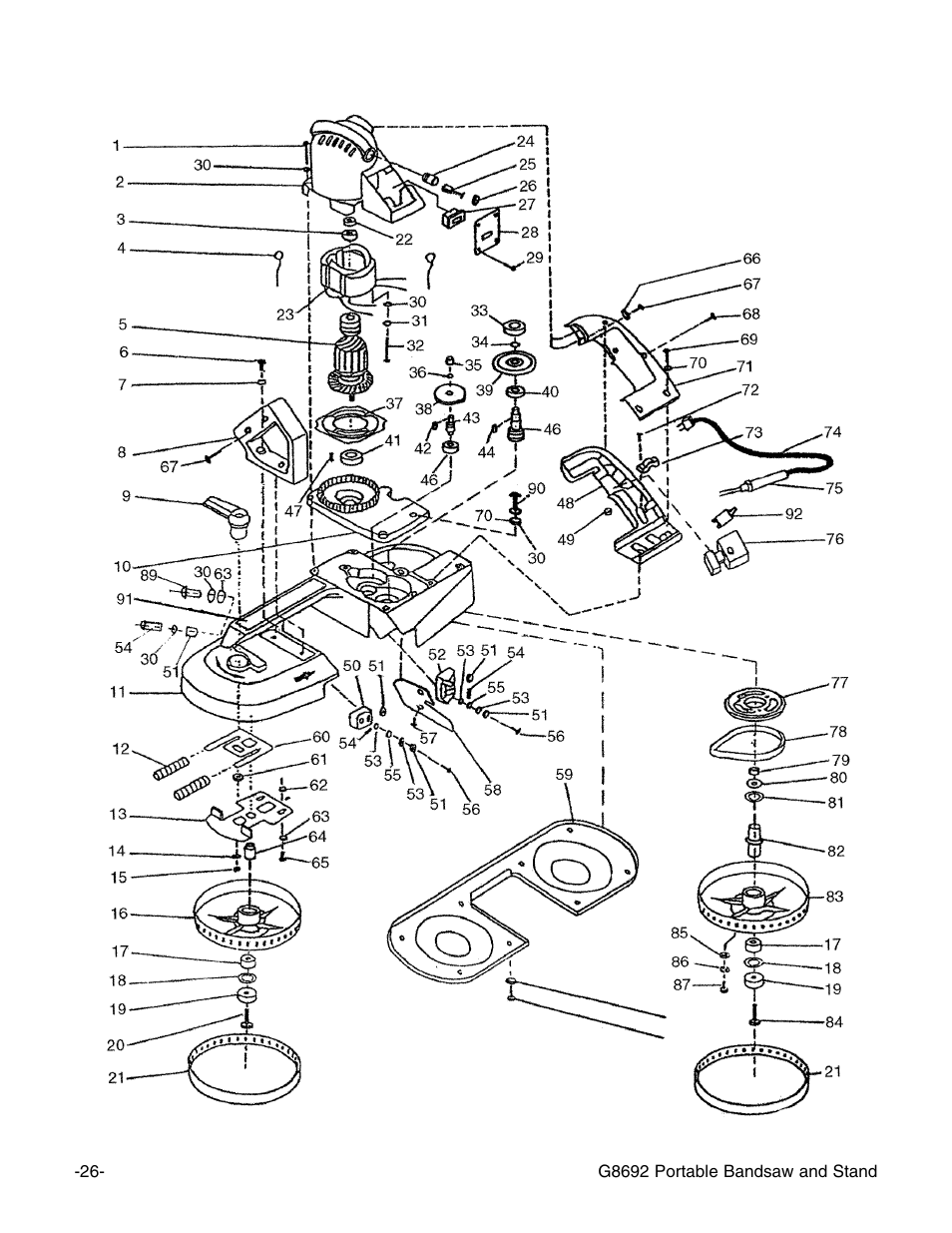 Grizzly G8692 User Manual | Page 27 / 35