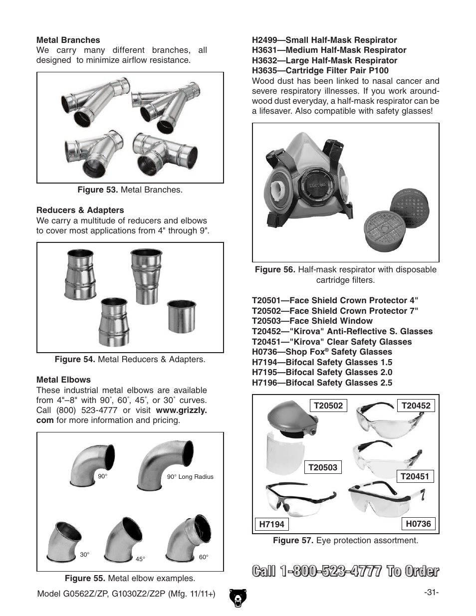 Grizzly G0562Z User Manual | Page 33 / 48