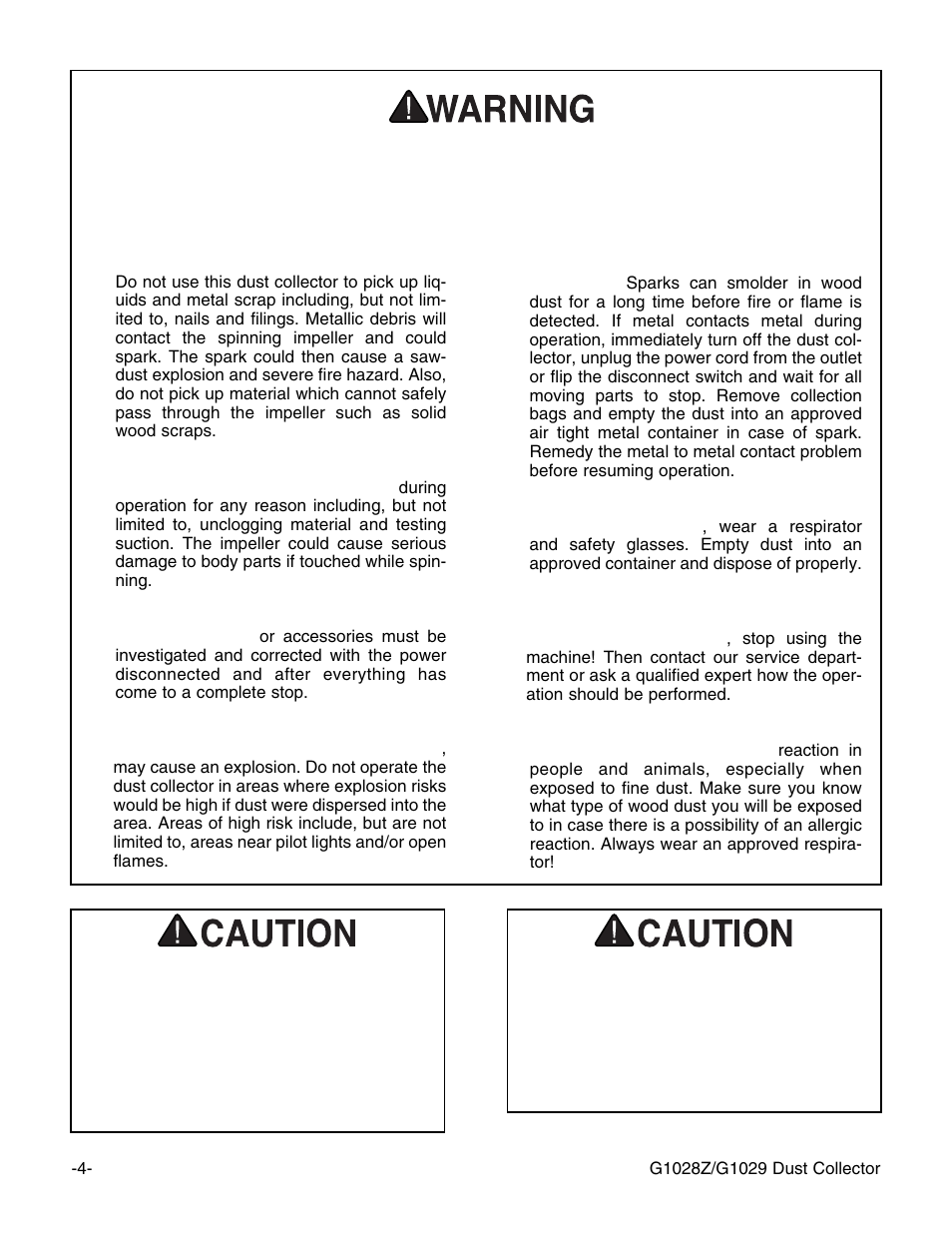 Grizzly G1029 User Manual | Page 6 / 32