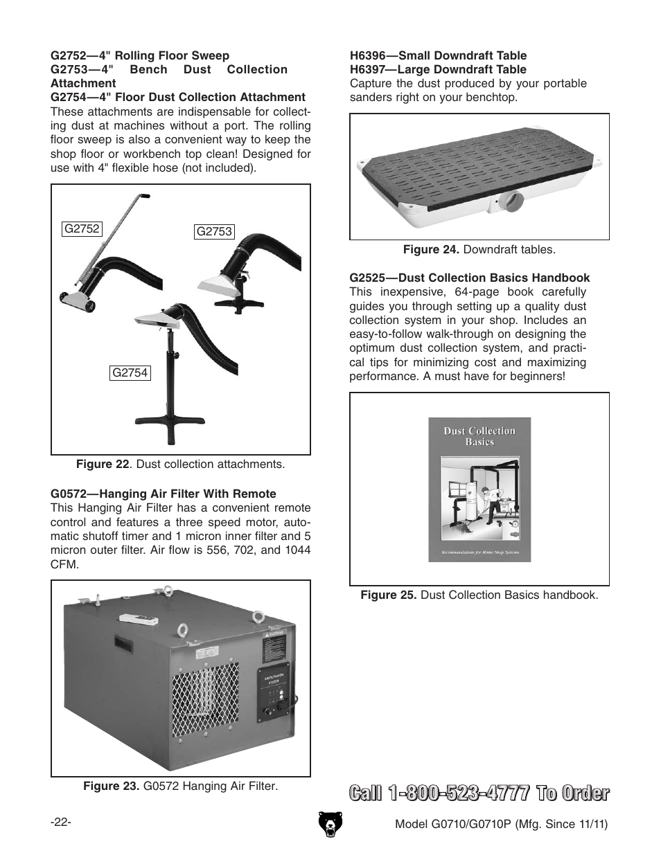 Grizzly G0710 User Manual | Page 24 / 36