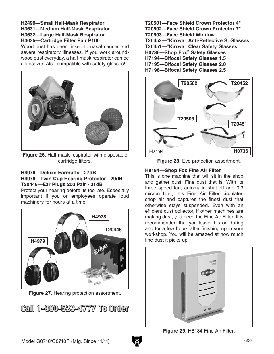 Grizzly G0710 User Manual | Page 25 / 36