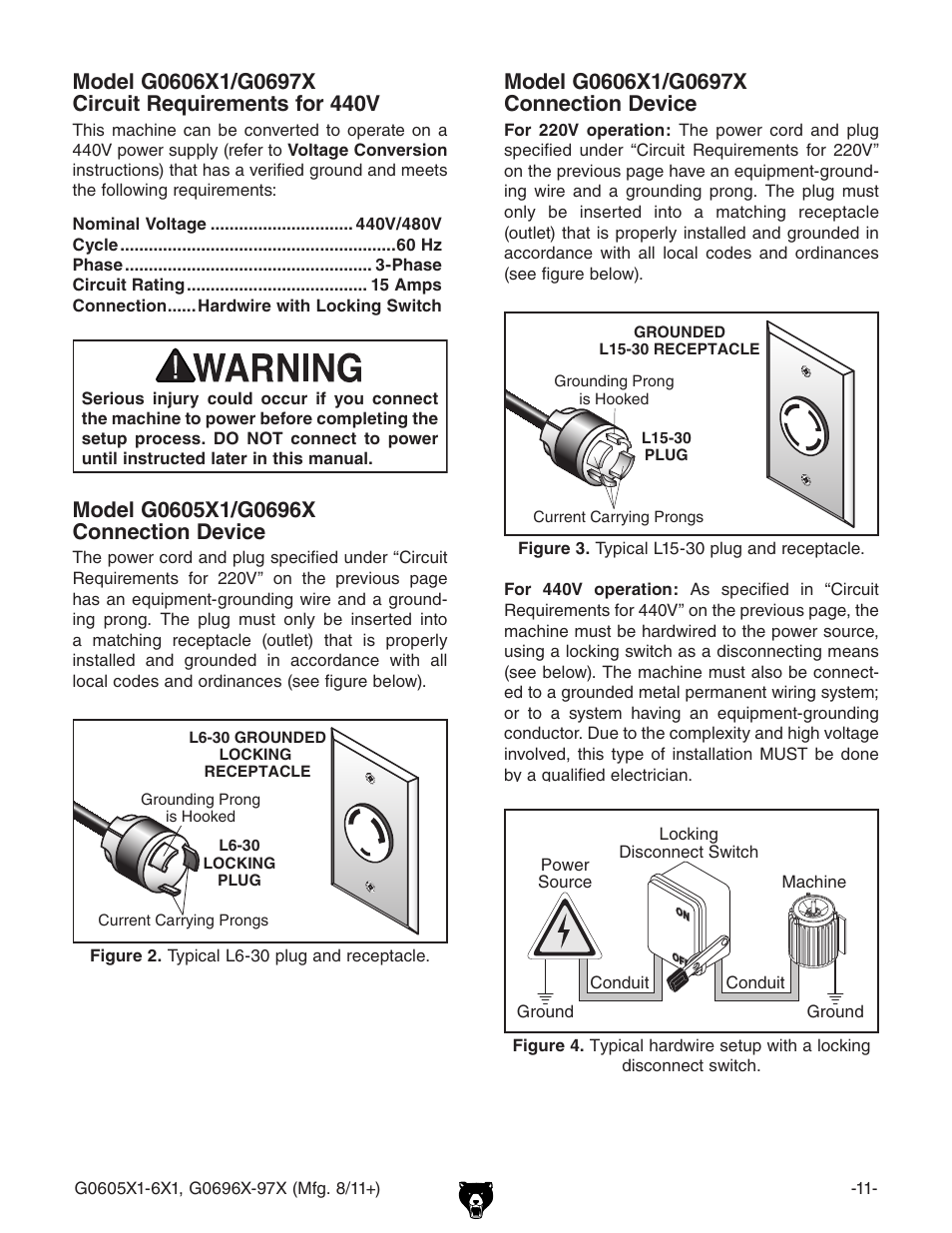 Grizzly G0696X User Manual | Page 14 / 101