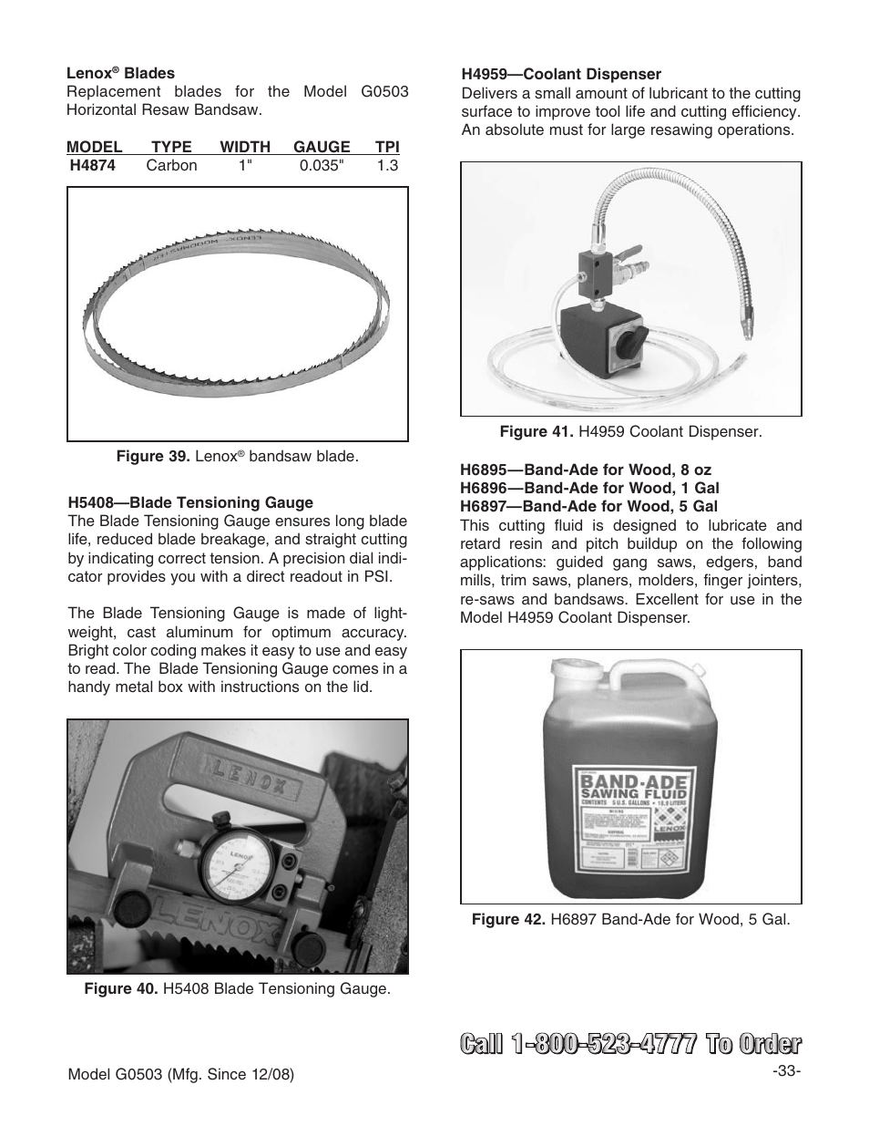 Grizzly G0503 User Manual | Page 35 / 76