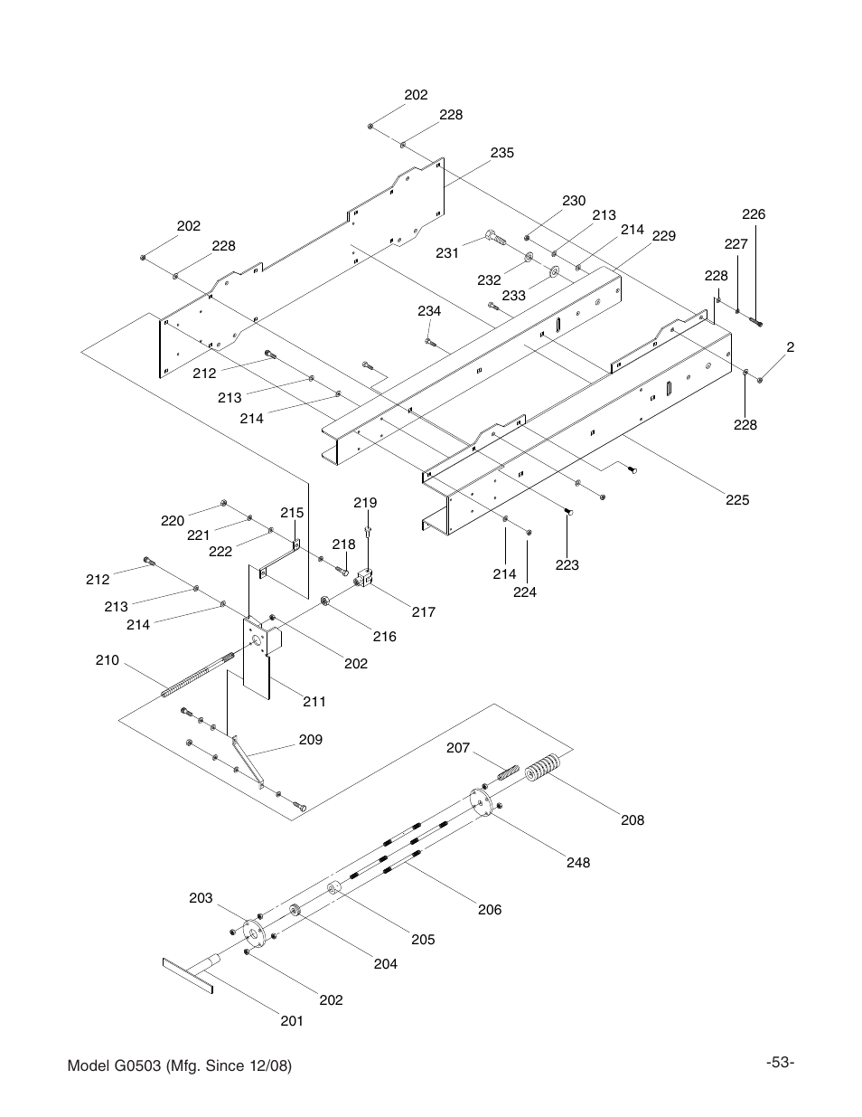 Grizzly G0503 User Manual | Page 55 / 76