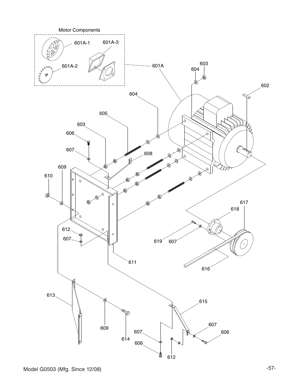 Grizzly G0503 User Manual | Page 59 / 76