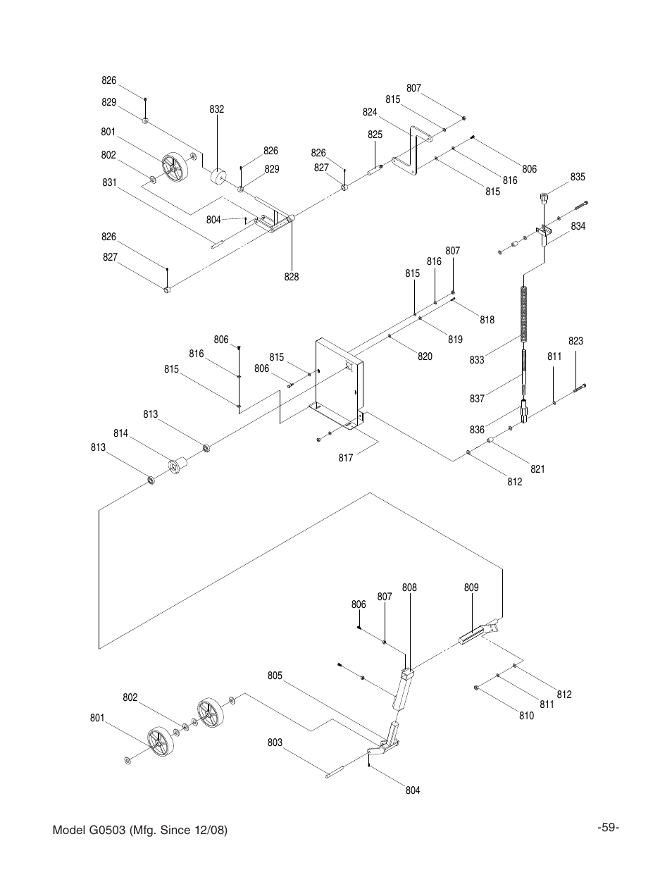 Grizzly G0503 User Manual | Page 61 / 76