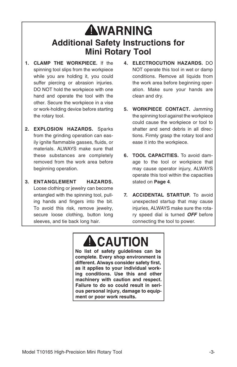 Grizzly T10165 User Manual | Page 5 / 12