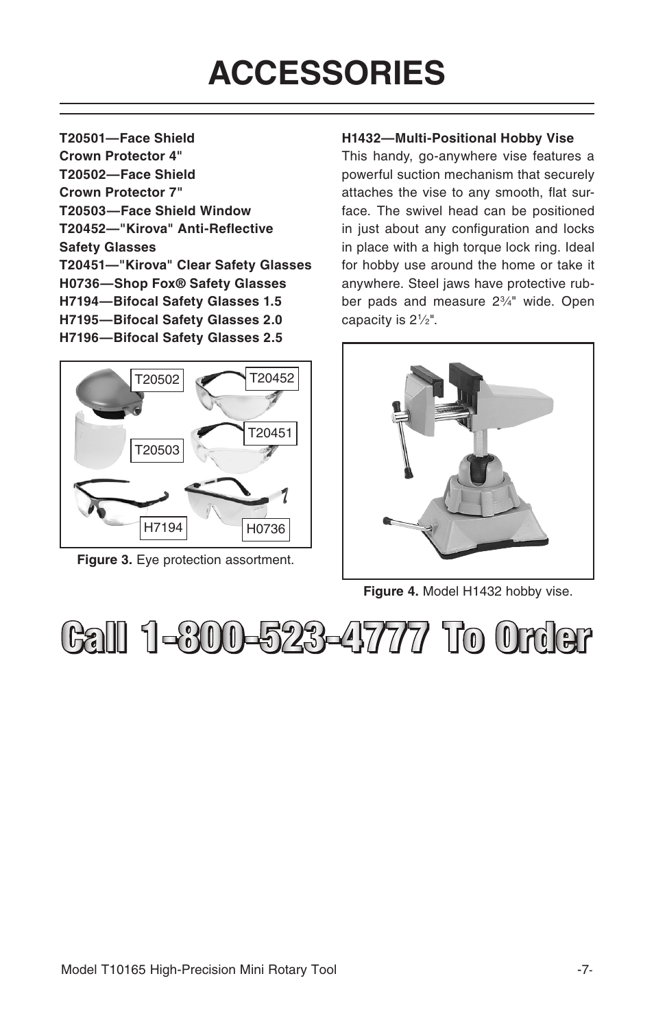 Accessories | Grizzly T10165 User Manual | Page 9 / 12