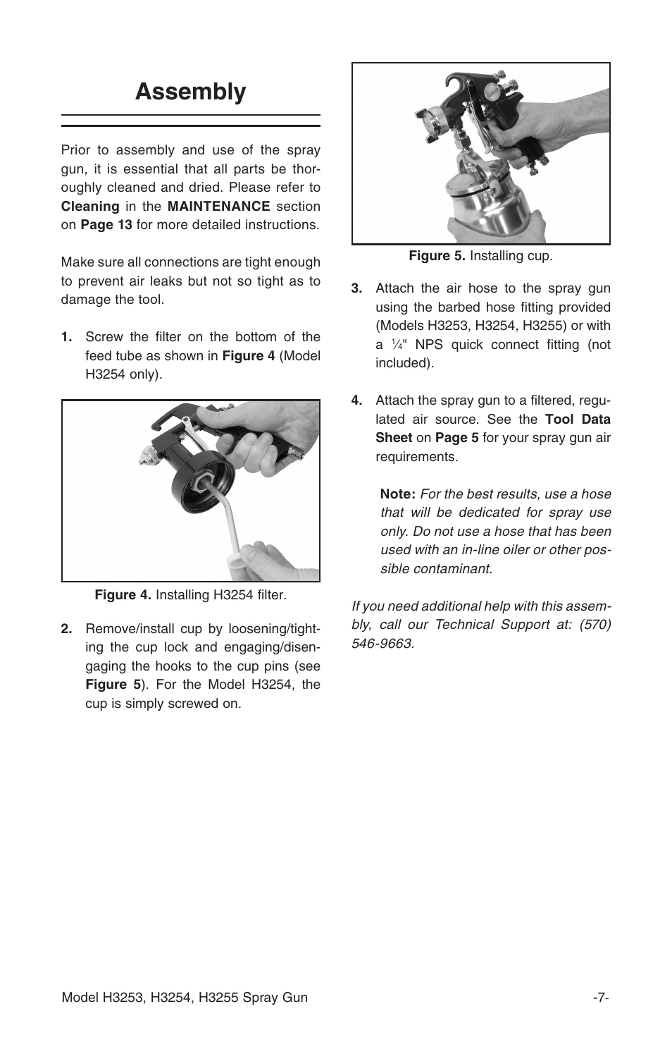 Assembly | Grizzly H3253 User Manual | Page 7 / 24